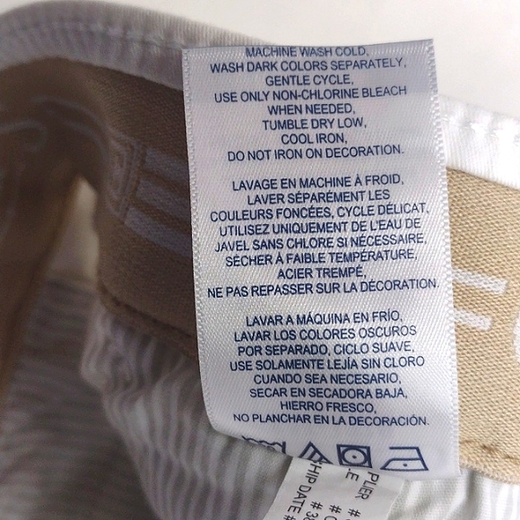 Chaps Men's Coastland Wash Flat Front Short - Picture 10 of 12